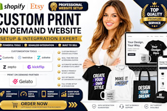 setup customily teeinblue zakeke zepto kickflip gelato etsy shopify pod website