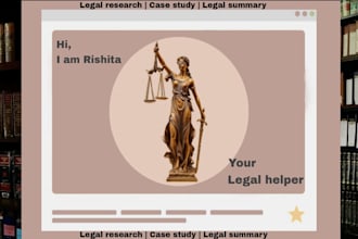 conduct legal research and case law analysis