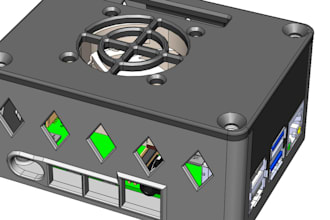 design plastic pcb enclosure, snap fit electronics casing, cnc for 3d printing
