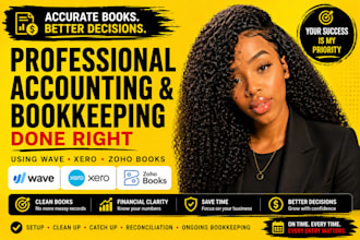 do accounting and bookkeeping by using wave app, xero, zoho books