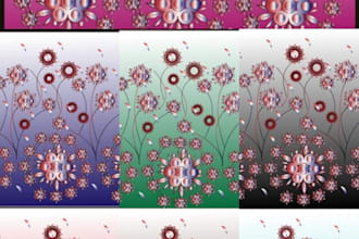 create unique textile and surface pattern design