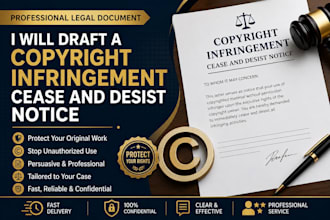 draft a copyright infringement cease and desist notice