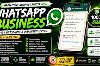 send whatsapp bulk messages using official whatsapp api