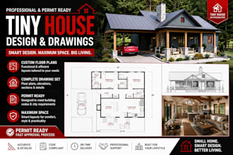 create tiny house permit sets, plans, and city permit drawings