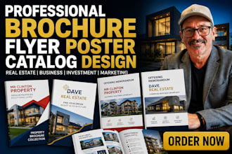 design brochure offering memorandum flyer office poster catalog real estate art