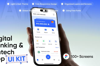develop a secure fintech app, crypto wallet app, payment app, blockchain payment