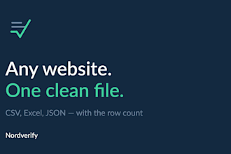 scrape websites into a clean excel or csv file
