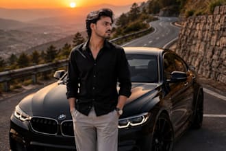 do professional ai photo editing background change  enhance