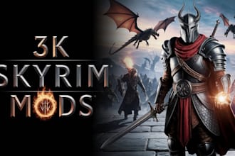 create skyrim mod, custom model, fallouts 4 models, 3d model, skyrim asset mods