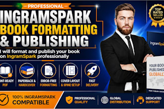 format, upload and publish your book on ingramspark