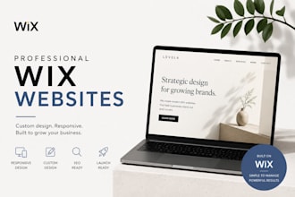 design and build a professional wix website