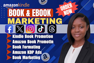book marketing ebook promotion amazon kindle booktok ads