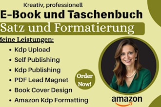 formatierung von taschenbüchern, ebooks und kindle ausgaben für amazon KDP