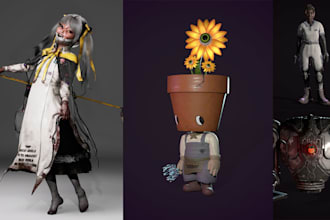 create a production ready 3d character in maya
