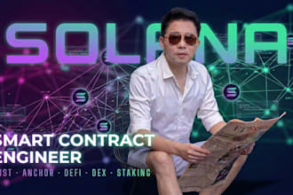 build secure solana smart contracts and full stack web3 dapps