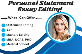 refine and proofread your college application essay  personal statement editing