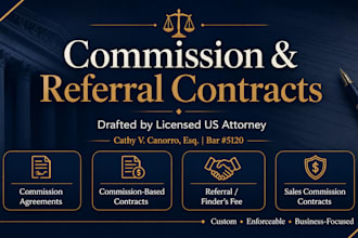 draft a custom sales commission contract to protect your revenue