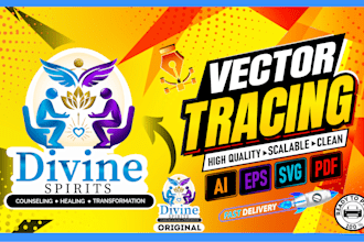 vectorize ai image or logo in 2 hours