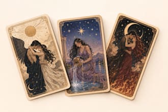 draw custom tarot and oracle cards and tarot deck