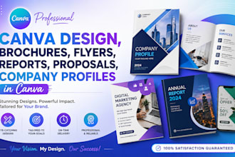 design editable canva construction property listing flyer, brochure redesign