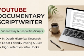 write an engaging documentary script for youtube channel