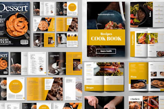 design KDP cover and interior for cookbooks, journals and travel guides