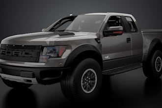 do 3d car model automotive vehicle car rendering rc car for 3d printing and game