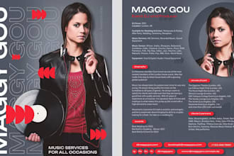 design festival dj epk clickable musician press kit speaker one sheet artist epk