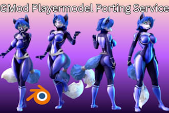 port or convert sfm model to gmod aka garrys mod using blender