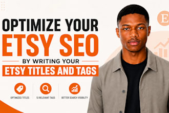optimize your etsy SEO by writing your etsy titles and tags