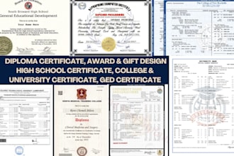 do high school transcript, college, university, home school, diploma certificate