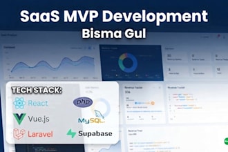 build your saas mvp dashboard and user authentication system