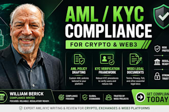 draft and review crypto aml kyc compliance and web3 legal documents