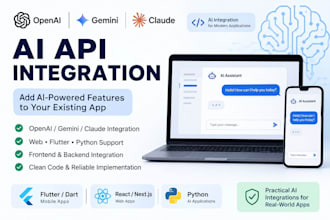integrate openai, gemini, or claude ai into your app