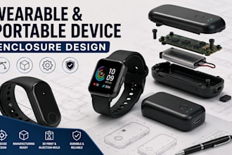 design wearable electronics and portable device enclosure