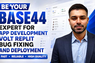 be your base44 expert for app development volt replit bug fixing and deployment