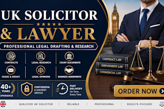 draft and review demand letter contract document  nda contract as a uk solicitor