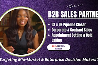 us b2b pipeline sales closer appointment setter b2bvending machine sales partner