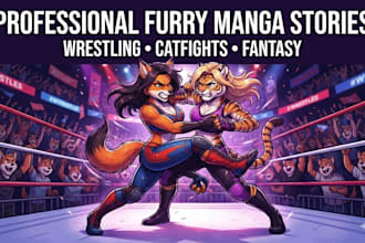 write furry manga catfight women wrestling titfights futa and kinky stories