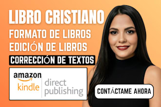 edición, corrección y maquetación de libros cristianos para amazon KDP
