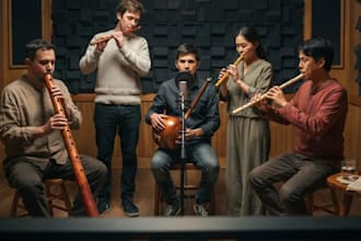 record authentic ethnic flutes and didgeridoo for your song