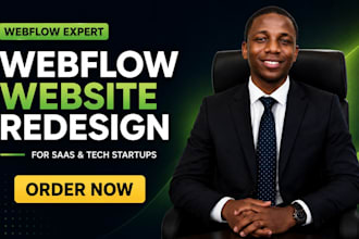redesign your webflow website for saas and tech startups