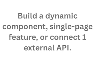 develop custom web applications, apis, or fix code bugs
