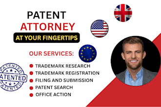 draft and file provisional patent application with prior art search in europe