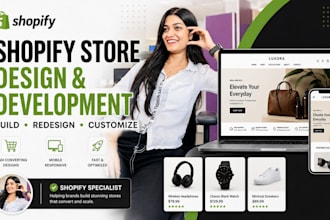 build design redesign and customize your shopify store