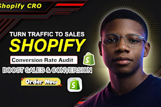 do shopify conversion rate optimization, shopify store cro, ecommerce site audit