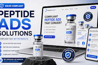 solve compliant peptide ads issue peptide ads campaign peptide facebook meta ads