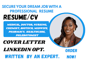 write ats healthcare resumes for medical, nursing,  biotech