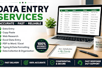 data entry copy paste web research