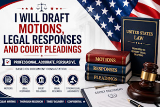 draft motions legal responses and court pleadings